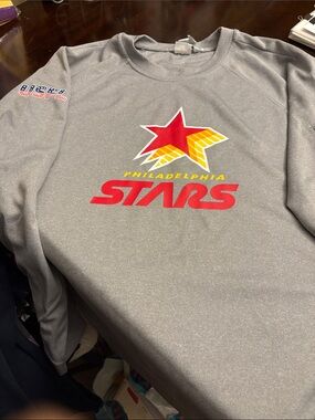 Philadelphia Stars Grey Graphic Crewneck Sweatshirt